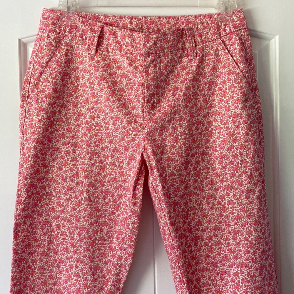 NWOT Garnet Hill Floral Print Pants